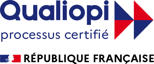 Logo Qualiopi processus certifié République Française