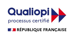 Logo Qualiopi processus certifié République Française